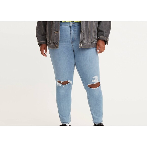 Levi's Levi’s Women's Plus Size 721 Hyper Soft High-Rise Skinny Jeans 24W - Picture 1 of 6
